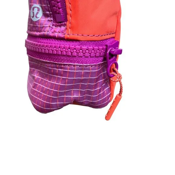Lululemon Purple and Red/Orange Mini Crossbody Bag With Adjustable Strap - Picture 6 of 10